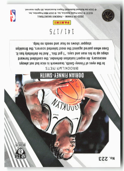 2023-24 Panini Phoenix #223 Dorian Finney-Smith Phoenix Yellow Ice #/175