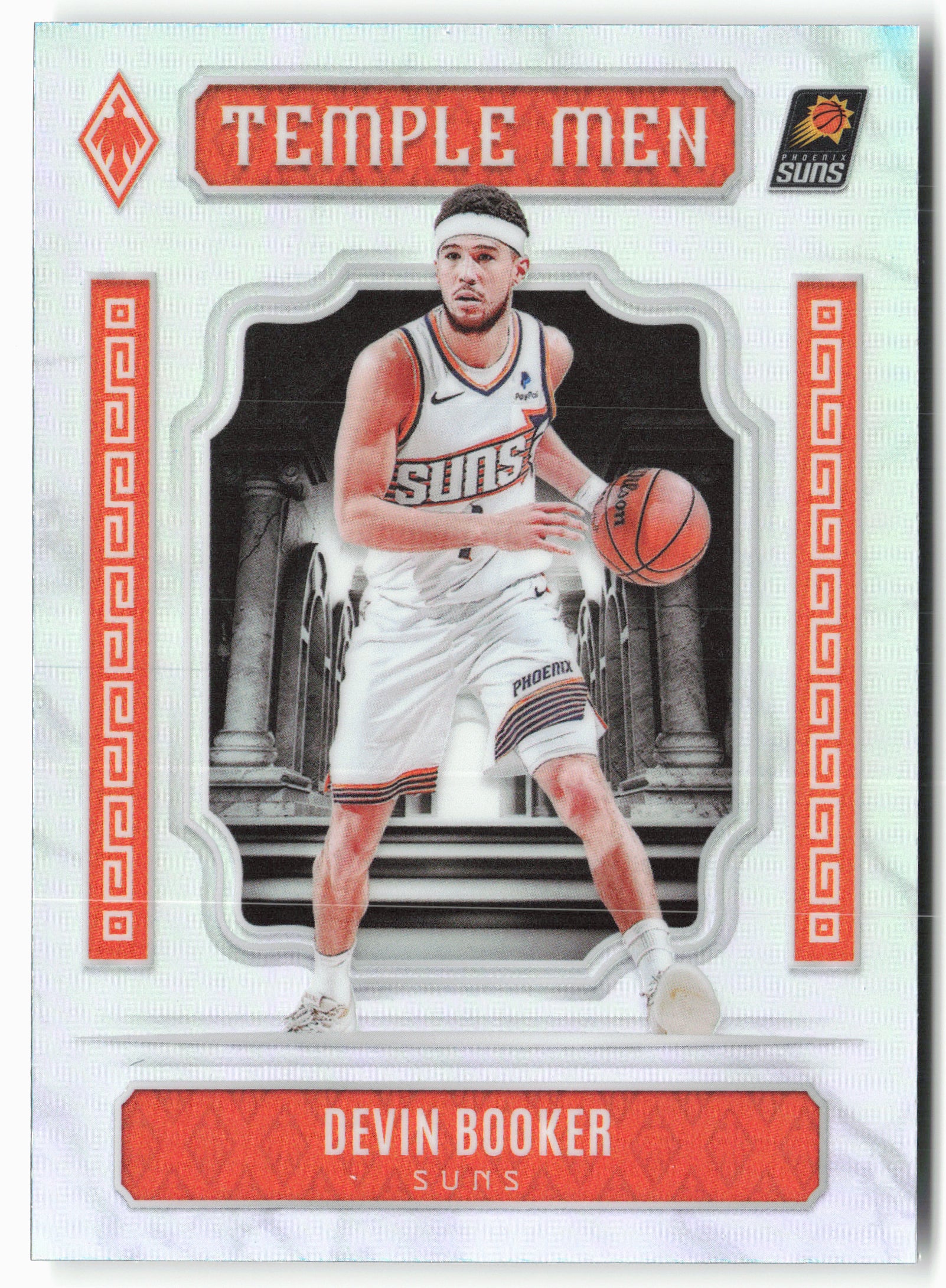 2023-24 Panini Phoenix #17 Devin Booker Temple Men Silver
