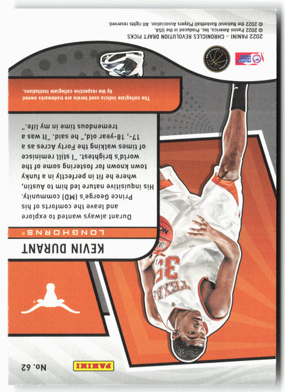 2022 Panini Chronicles Draft Picks #62 Kevin Durant Revolution
