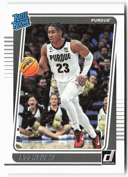 2022 Panini Chronicles Draft Picks #12 Jaden Ivey Donruss Rated Rookies