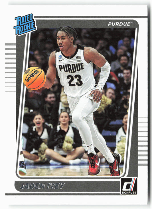 2022 Panini Chronicles Draft Picks #12 Jaden Ivey Donruss Rated Rookies