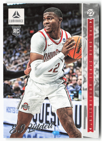 2022 Panini Chronicles Draft Picks #33 E.J. Liddell Luminance