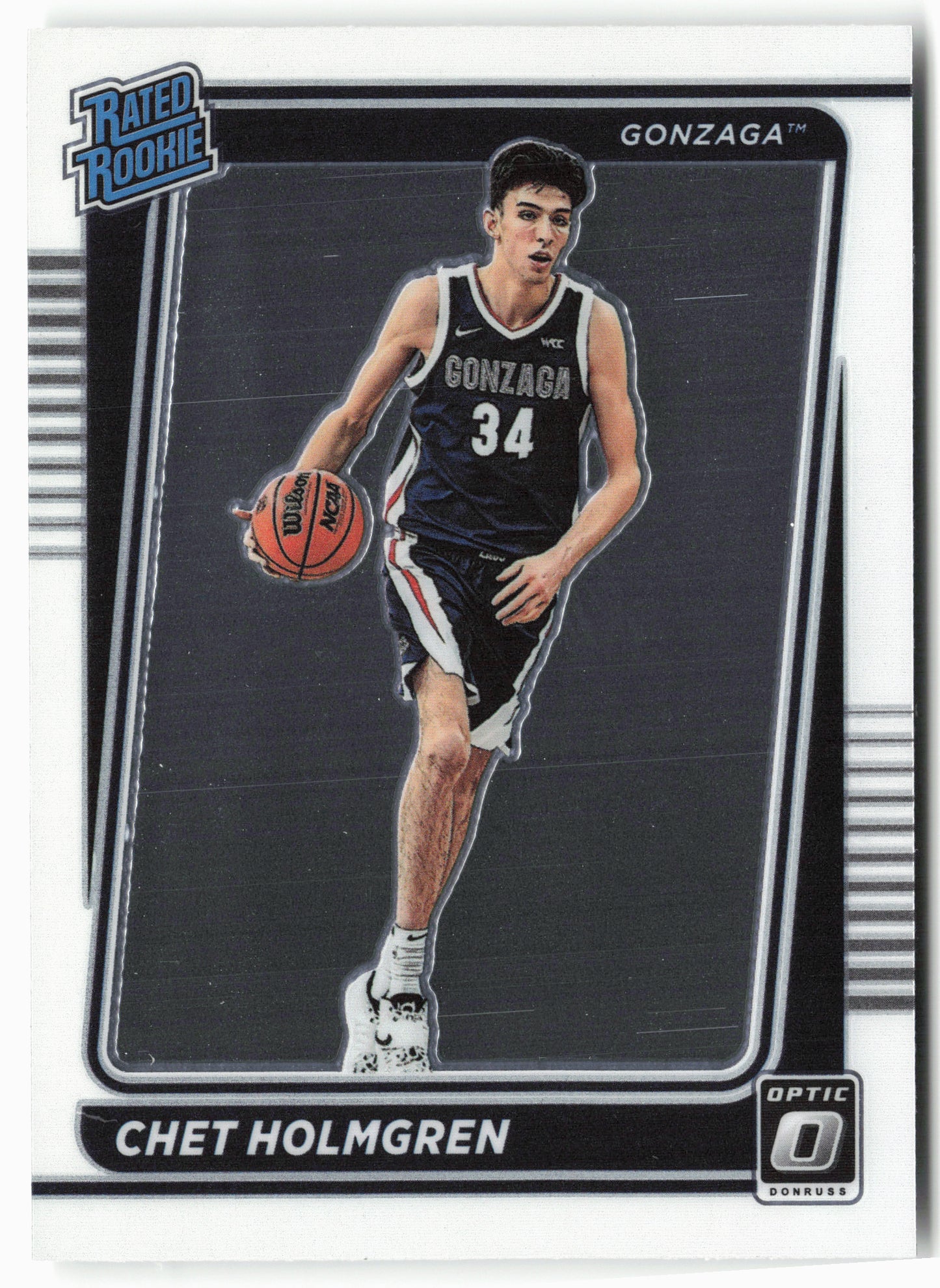 2022 Panini Chronicles Draft Picks #1 Chet Holmgren Donruss Optic Rated Rookie