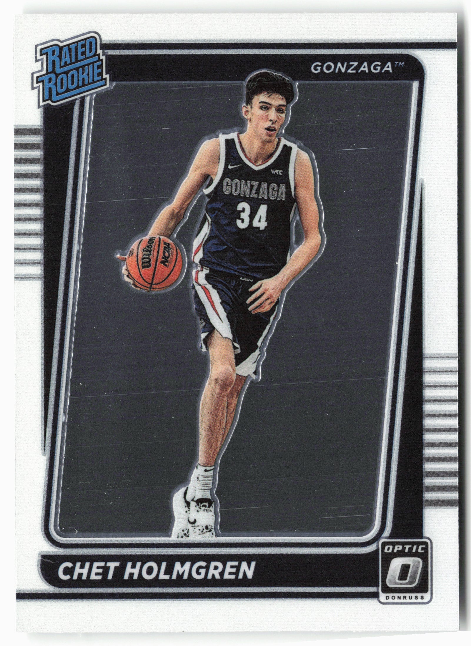 2022 Panini Chronicles Draft Picks #1 Chet Holmgren Donruss Optic Rated Rookie