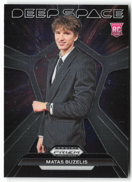 2024 Panini Prizm Draft Picks #7 Matas Buzelis Deep Space
