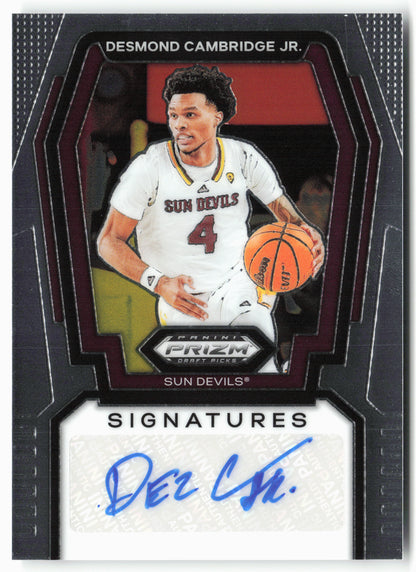 2024 Panini Prizm Draft Picks #S-DCB Desmond Cambridge Jr. Signatures