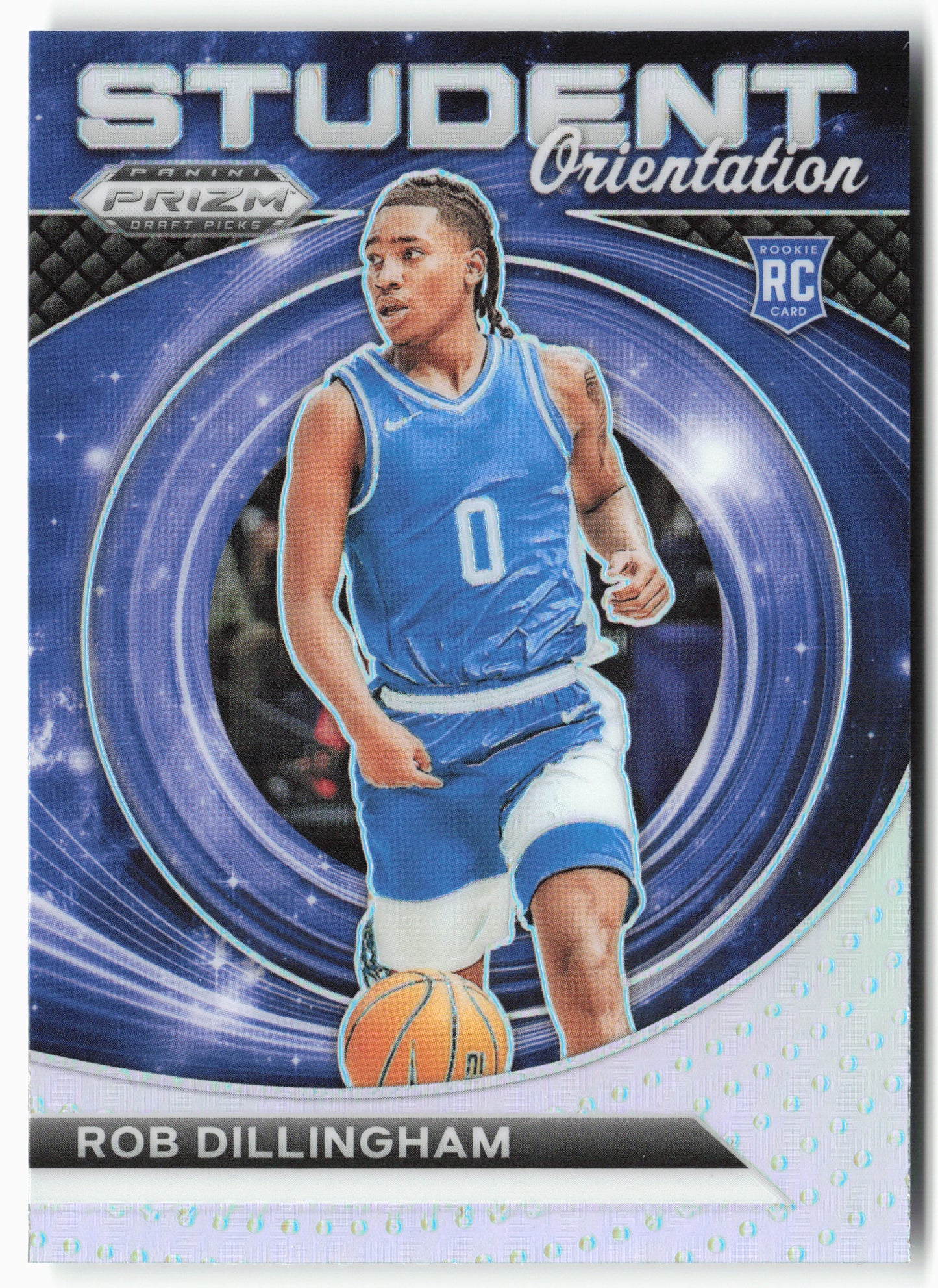 2024 Panini Prizm Draft Picks #5 Robert Dillingham Student Prizms Silver