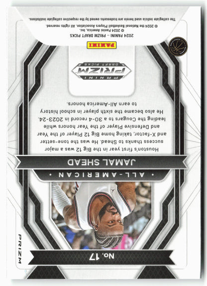 2024 Panini Prizm Draft Picks #17 Jamal Shead All-American Prizms Green