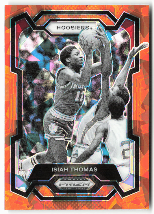 2024 Panini Prizm Draft Picks #11 Isiah Thomas Prizms Orange Ice