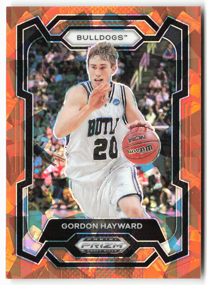2024 Panini Prizm Draft Picks #74 Gordon Hayward Prizms Orange Ice