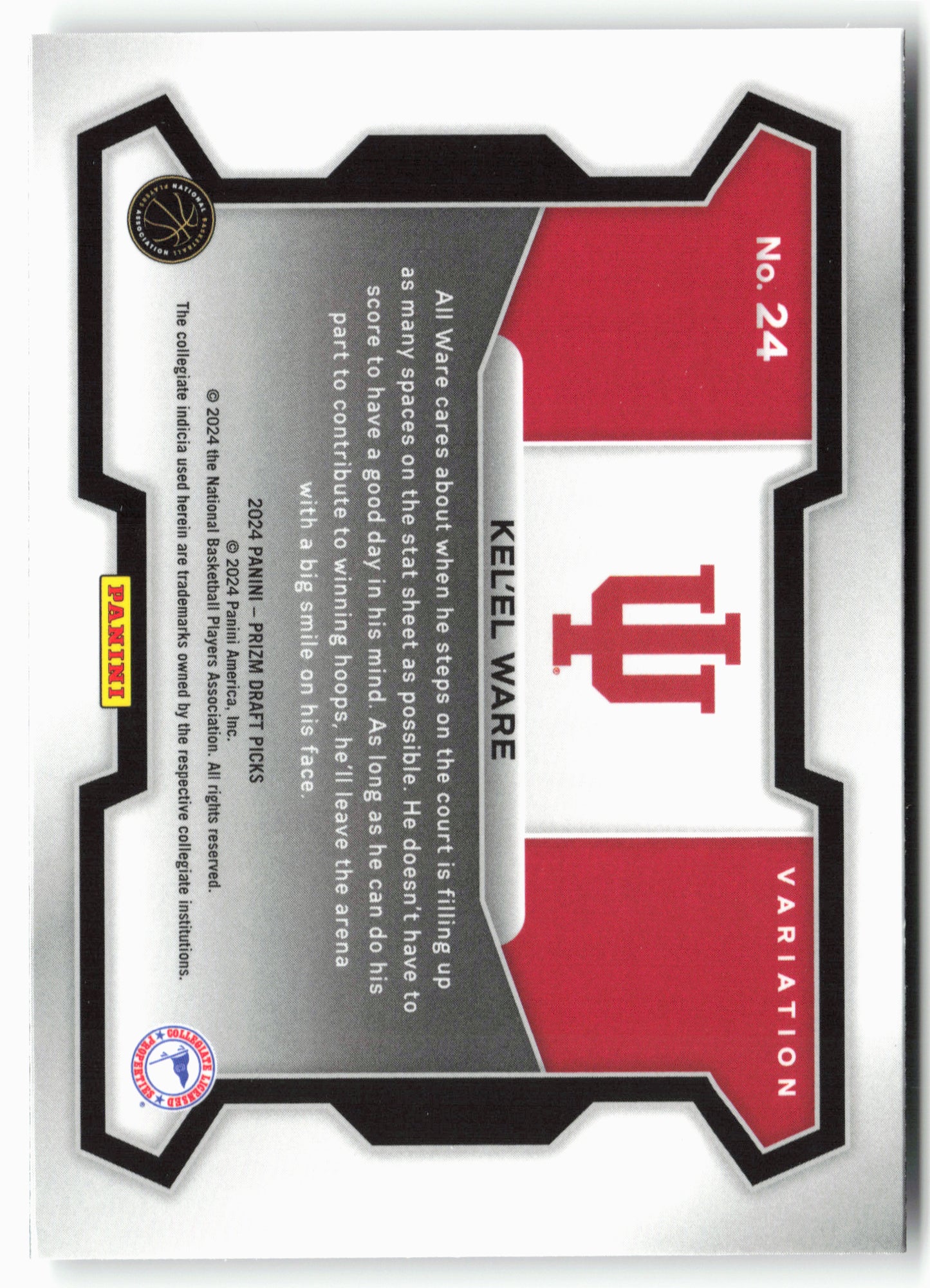 2024 Panini Prizm Draft Picks #24b Kel'el Ware