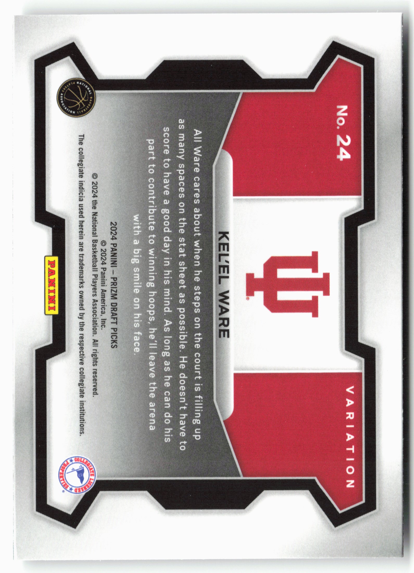 2024 Panini Prizm Draft Picks #24b Kel'el Ware