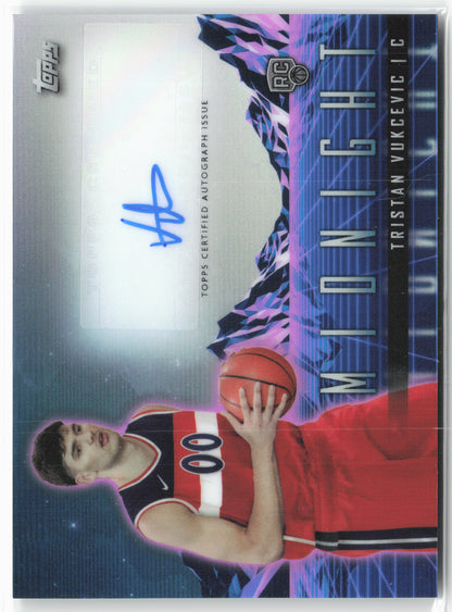 2023-24 Topps Midnight #RHS-TV Tristan Vukcevic Rookie Horizon Signatures