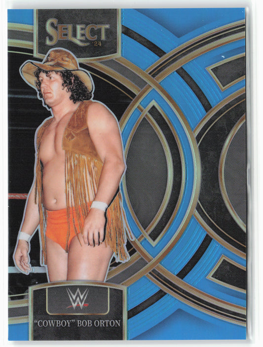 2024 Panini Select WWE #185 "Cowboy" Bob Orton Blue Prizms