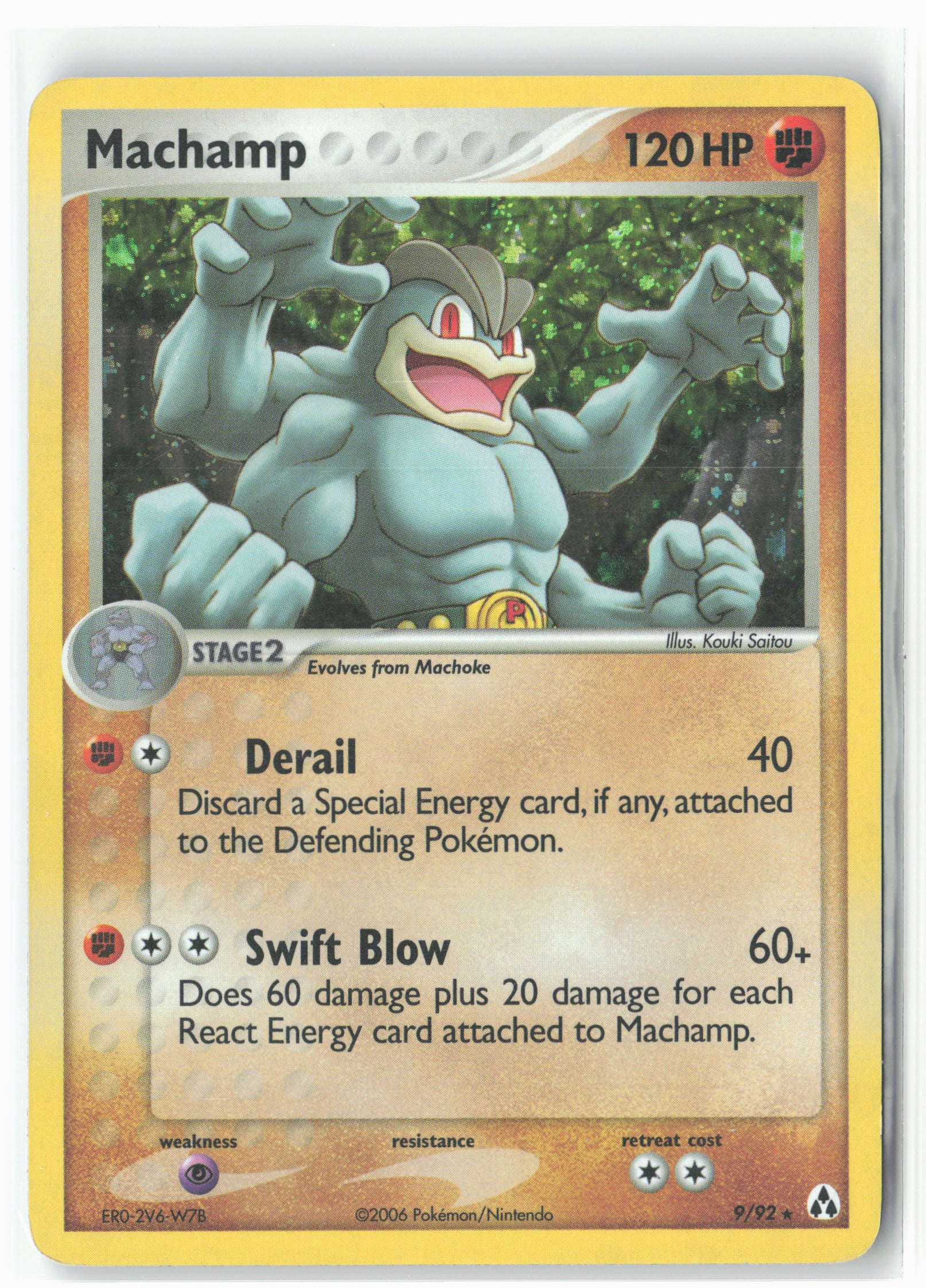 Legend Maker #9/92 Machamp Holo