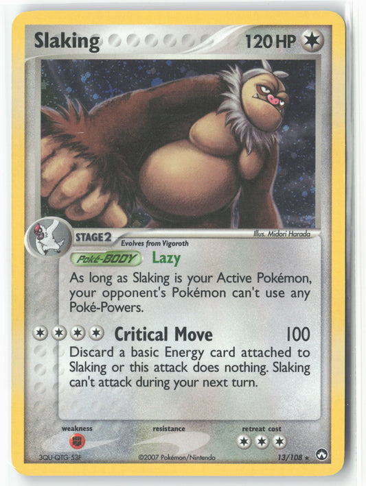 Power Keepers #13/108 Slaking Holo