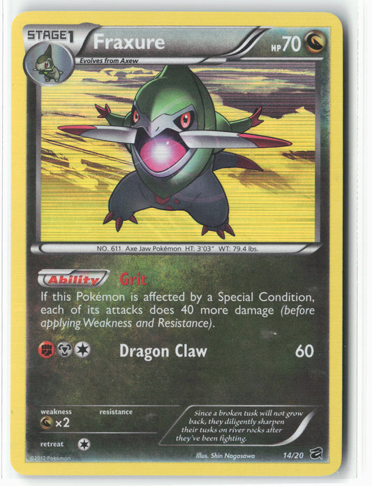 Dragon Vault #14/20 Fraxure (14) Holo