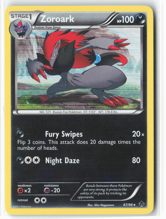 Emerging Powers #67/98 Zoroark Holo