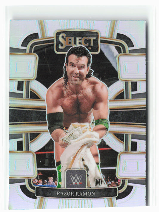 2024 Panini Select WWE #83 Razor Ramon Silver Prizms