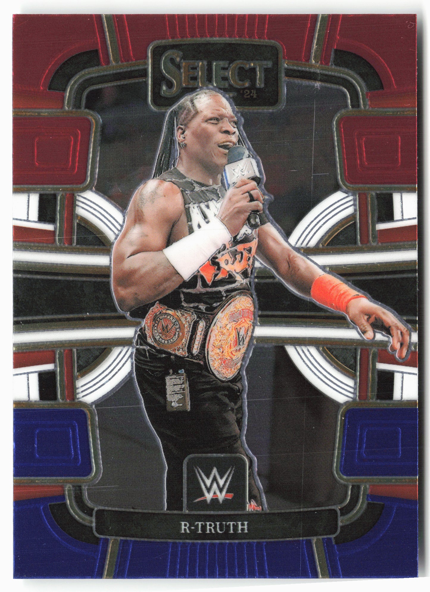 2024 Panini Select WWE #42 R-Truth Red and Blue a