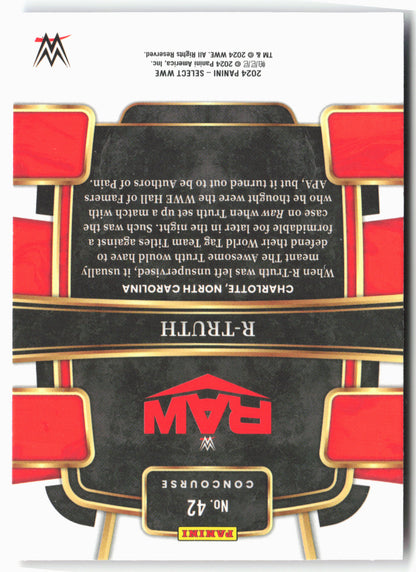 2024 Panini Select WWE #42 R-Truth Red and Blue b