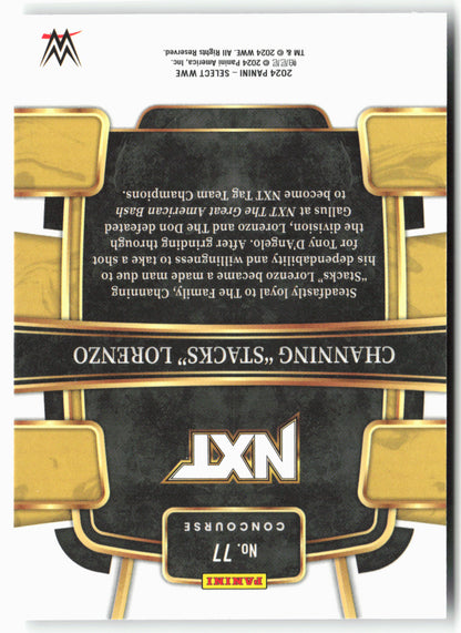 2024 Panini Select WWE #77 Channing "Stacks" Lorenzo