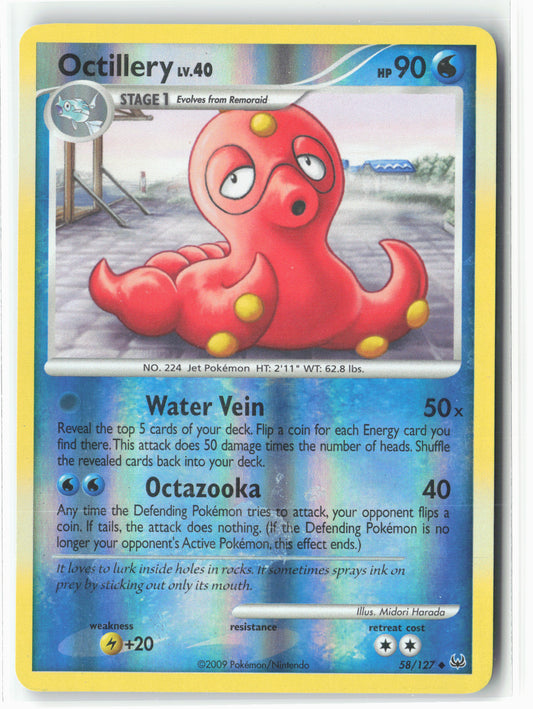 Platinum #58/127 Octillery Reverse Holo
