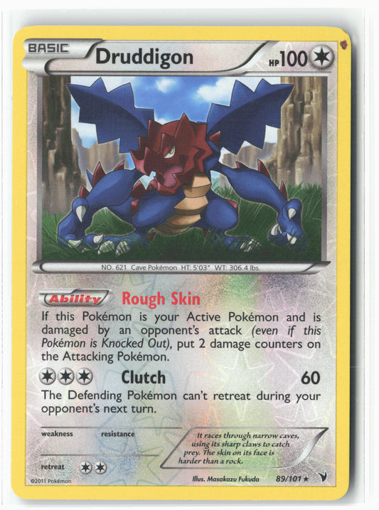 Noble Victories #89/101 Druddigon Reverse Holo