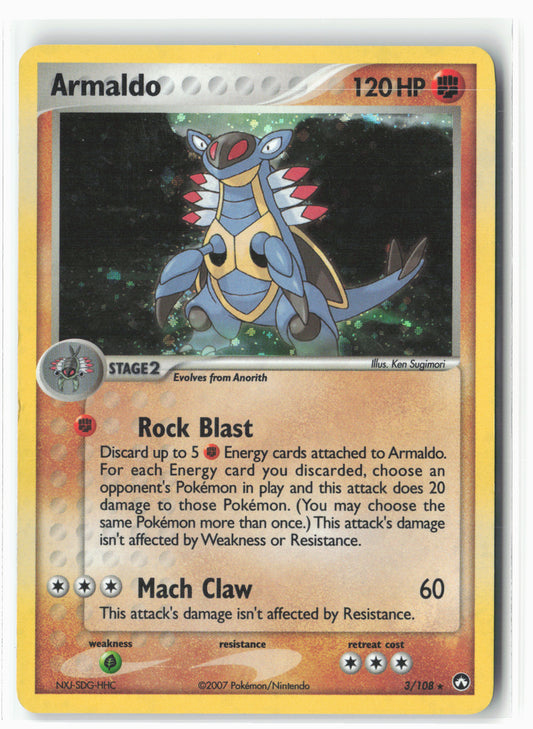 Power Keepers #3/108 Armaldo Holo