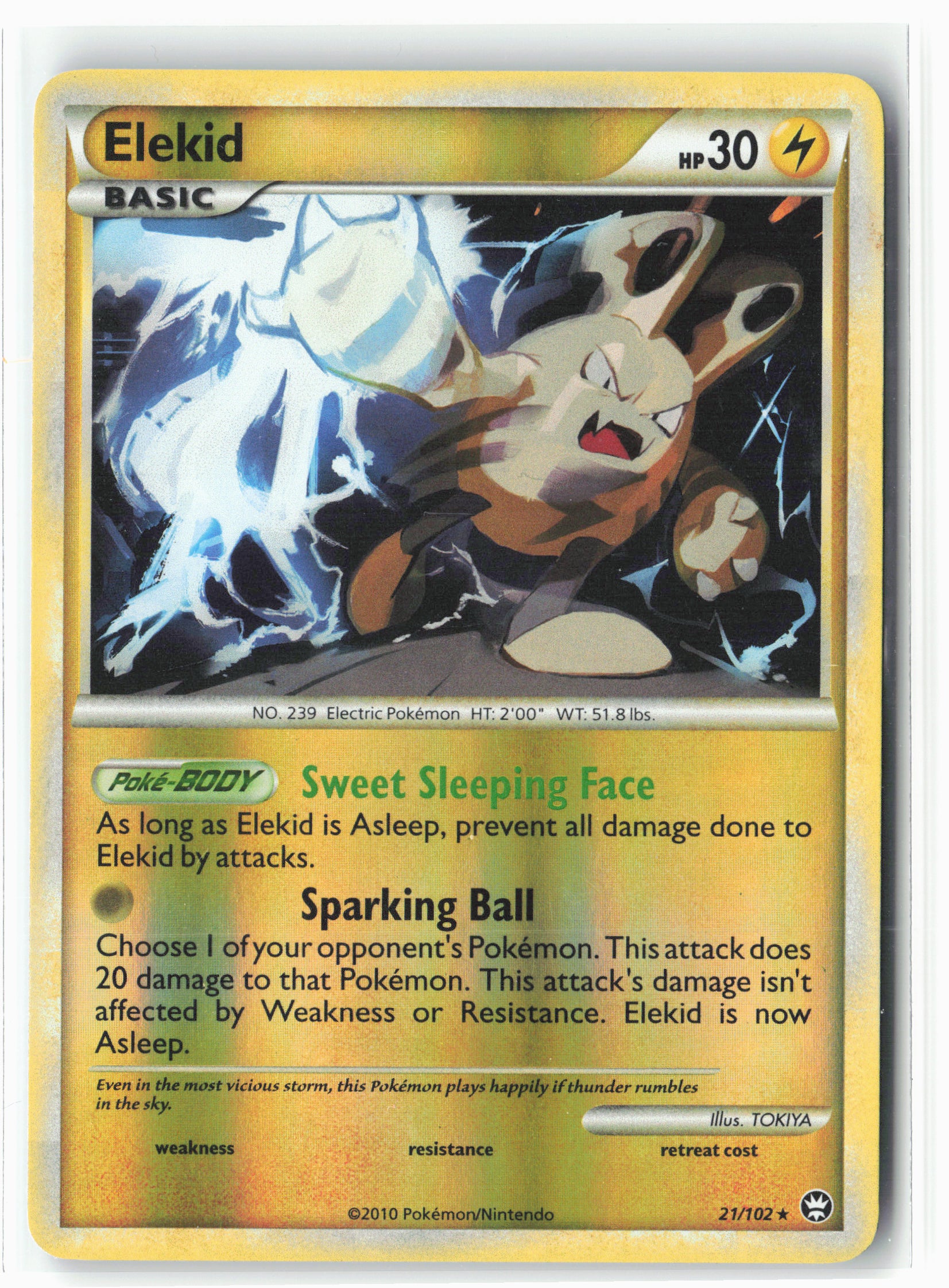 Triumphant #21/102 Elekid Reverse Holo