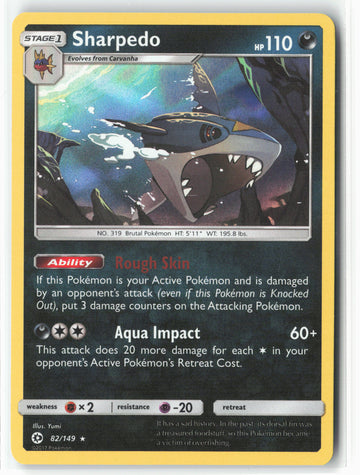 
Blister Exclusives #082/149 Sharpedo Holo-