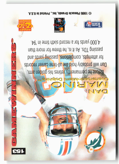 1995 Sportflix #153 Dan Marino