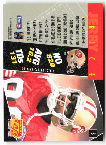 1995 Sportflix #3 Jerry Rice