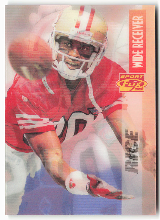 1995 Sportflix #3 Jerry Rice