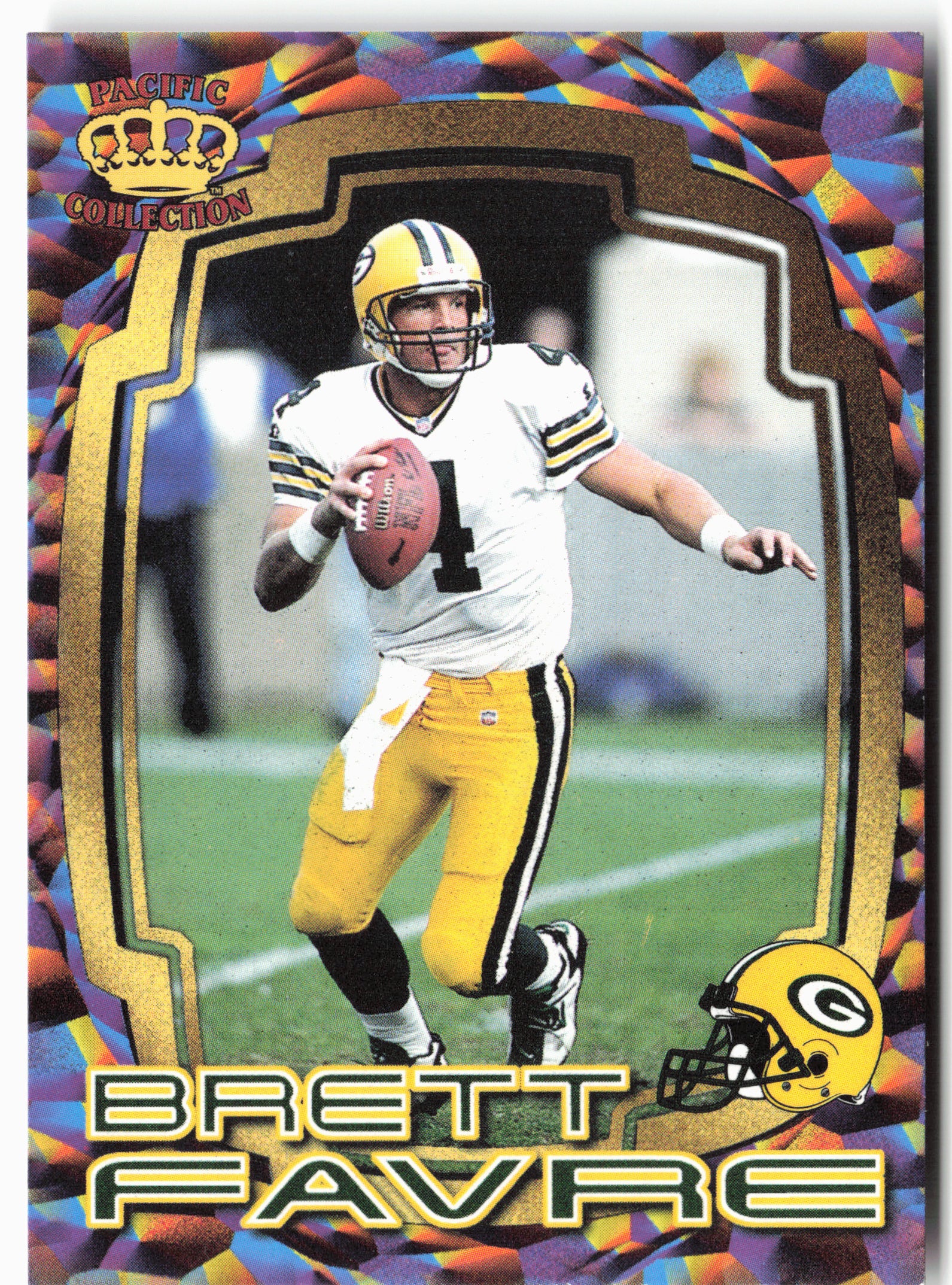 1997 Pacific Dynagon Prism #13 Brett Favre Best Kept Secrets