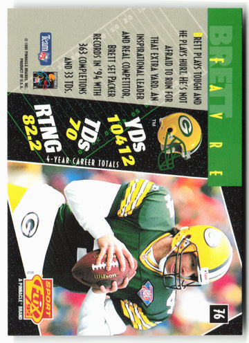 1995 Sportflix #76 Brett Favre