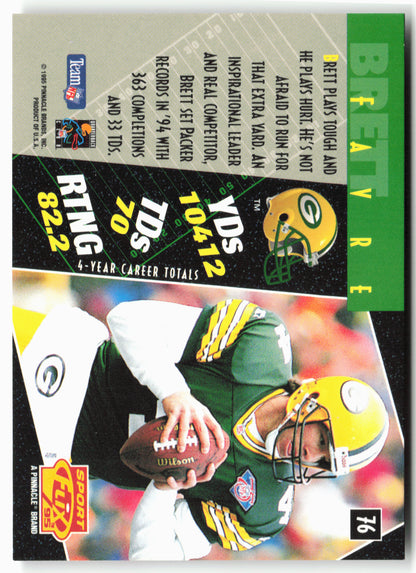 1995 Sportflix #76 Brett Favre