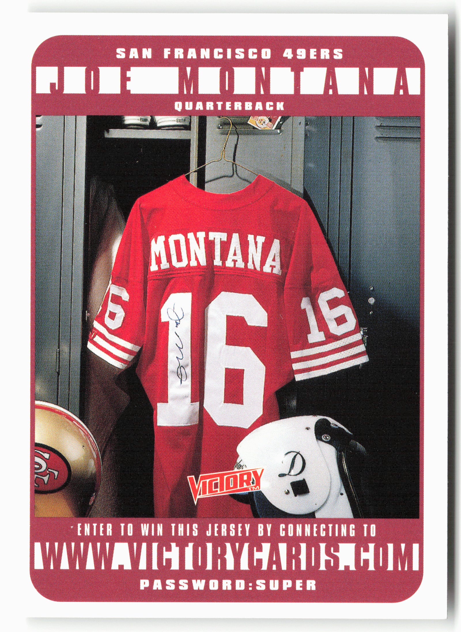 1999 Upper Deck Victory #NNO Joe Montana