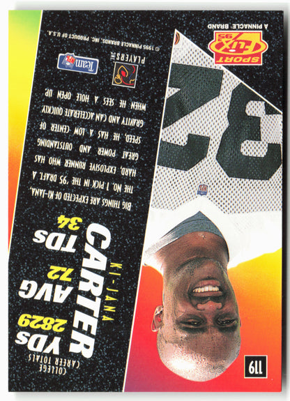 1995 Sportflix #119 Ki-Jana Carter