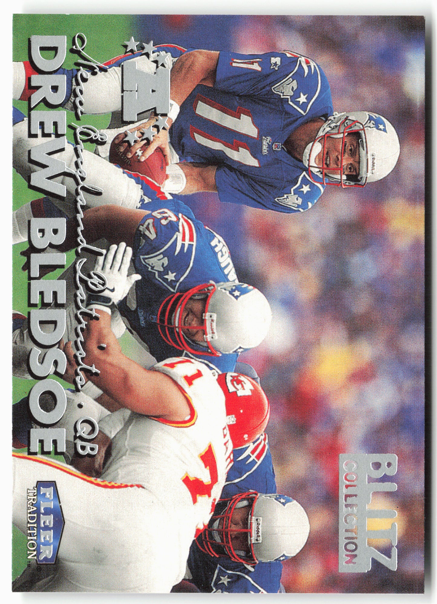 1999 Fleer Tradition #29BC Drew Bledsoe Blitz Collection