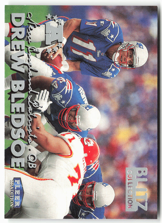 1999 Fleer Tradition #29BC Drew Bledsoe Blitz Collection