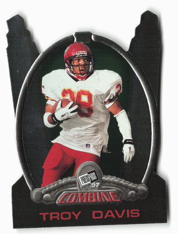 
1997 Press Pass #5 Troy Davis Combine