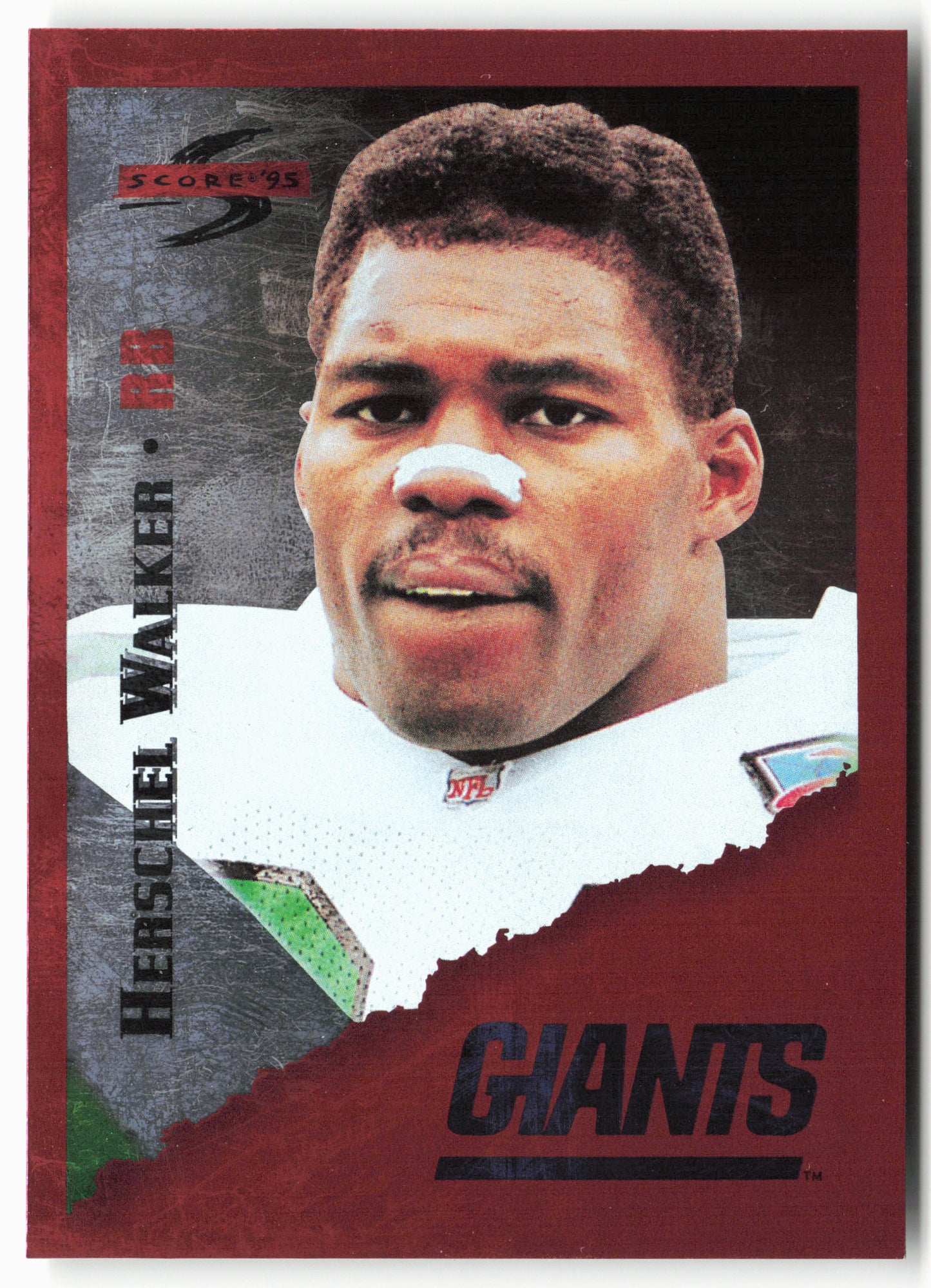 1995 Score #196 Herschel Walker Red Siege