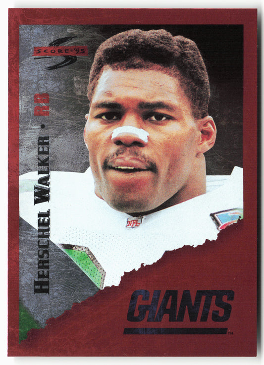 1995 Score #196 Herschel Walker Red Siege