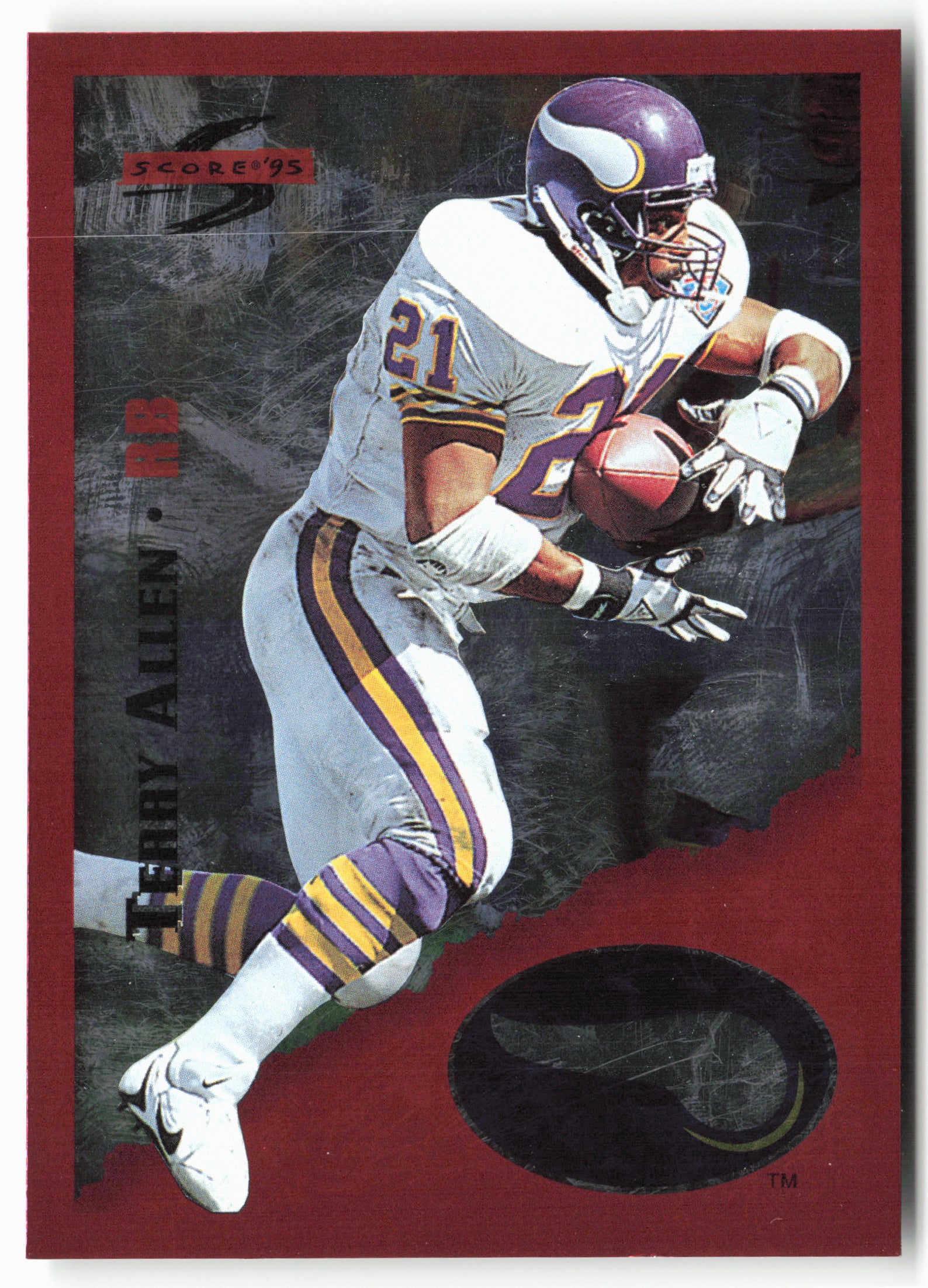 1995 Score #112 Terry Allen Red Siege