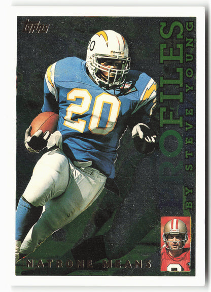 1995 Topps #PF-12 Natrone Means Profiles