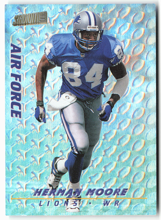 1997 Stadium Club #AF4 Herman Moore Offensive Strikes