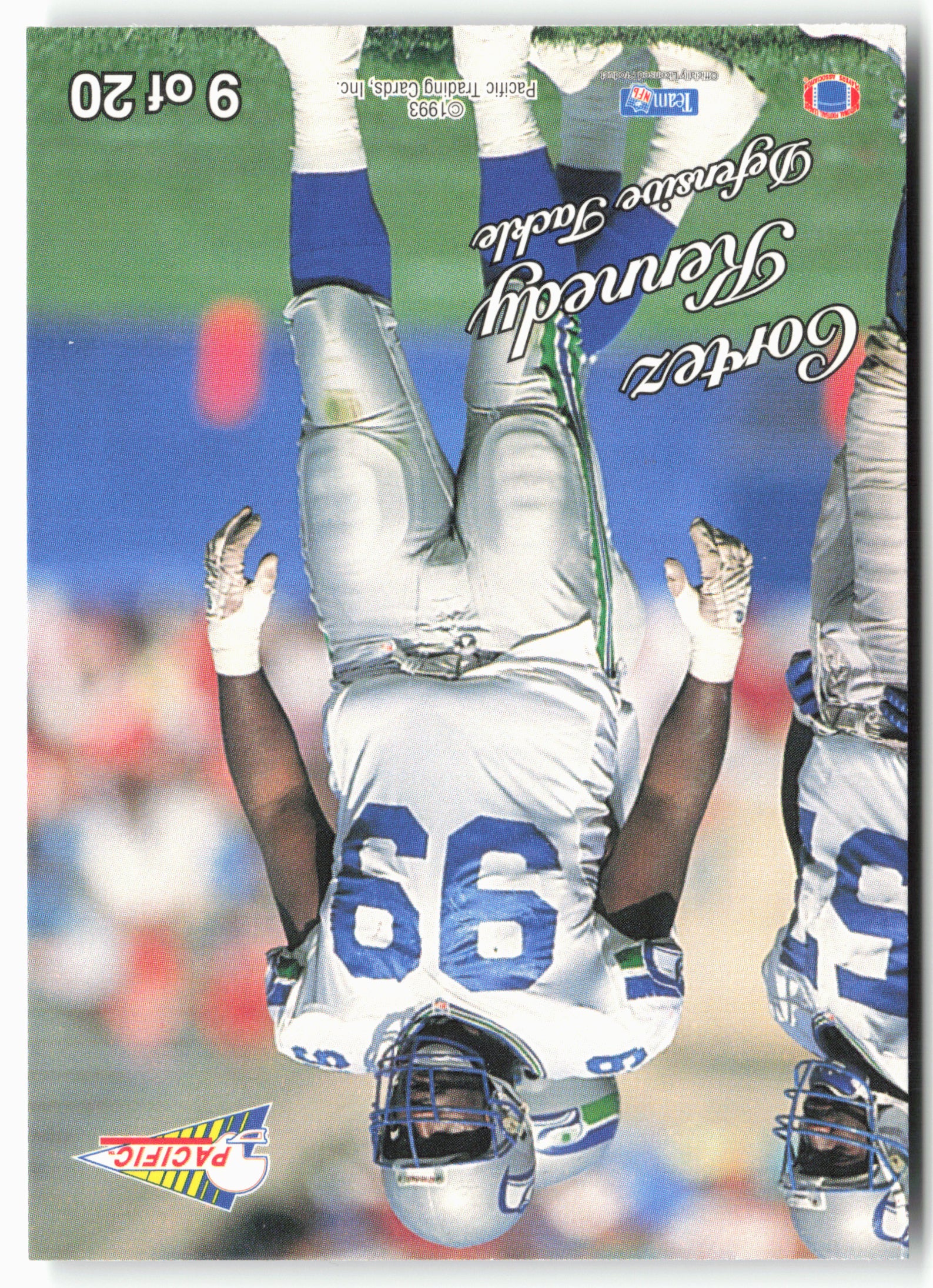 1993 Pacific #9 Cortez Kennedy Silver Prism Circular