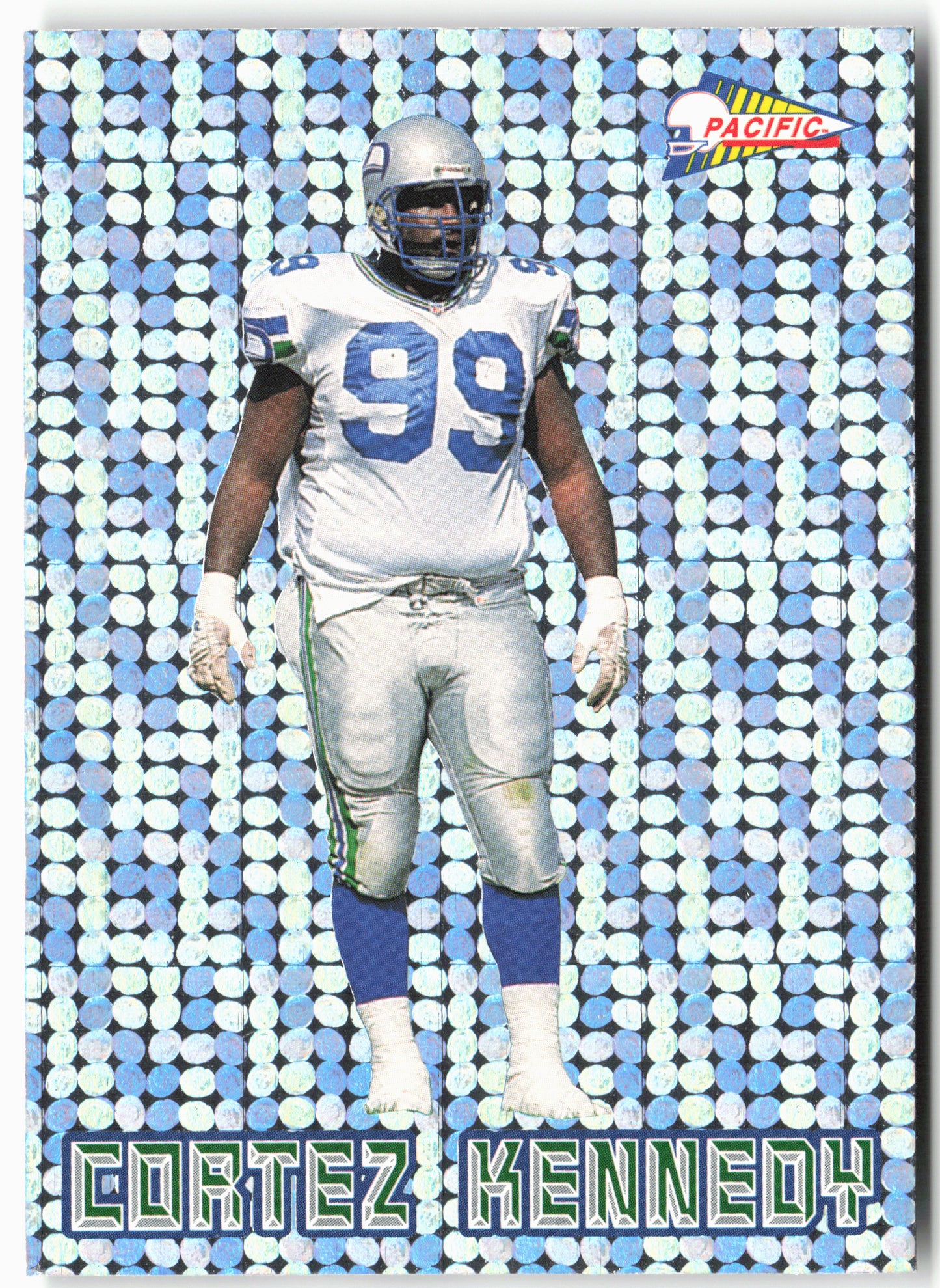 1993 Pacific #9 Cortez Kennedy Silver Prism Circular