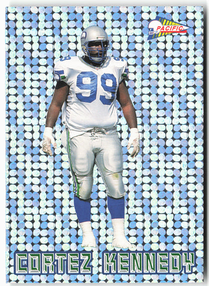 1993 Pacific #9 Cortez Kennedy Silver Prism Circular